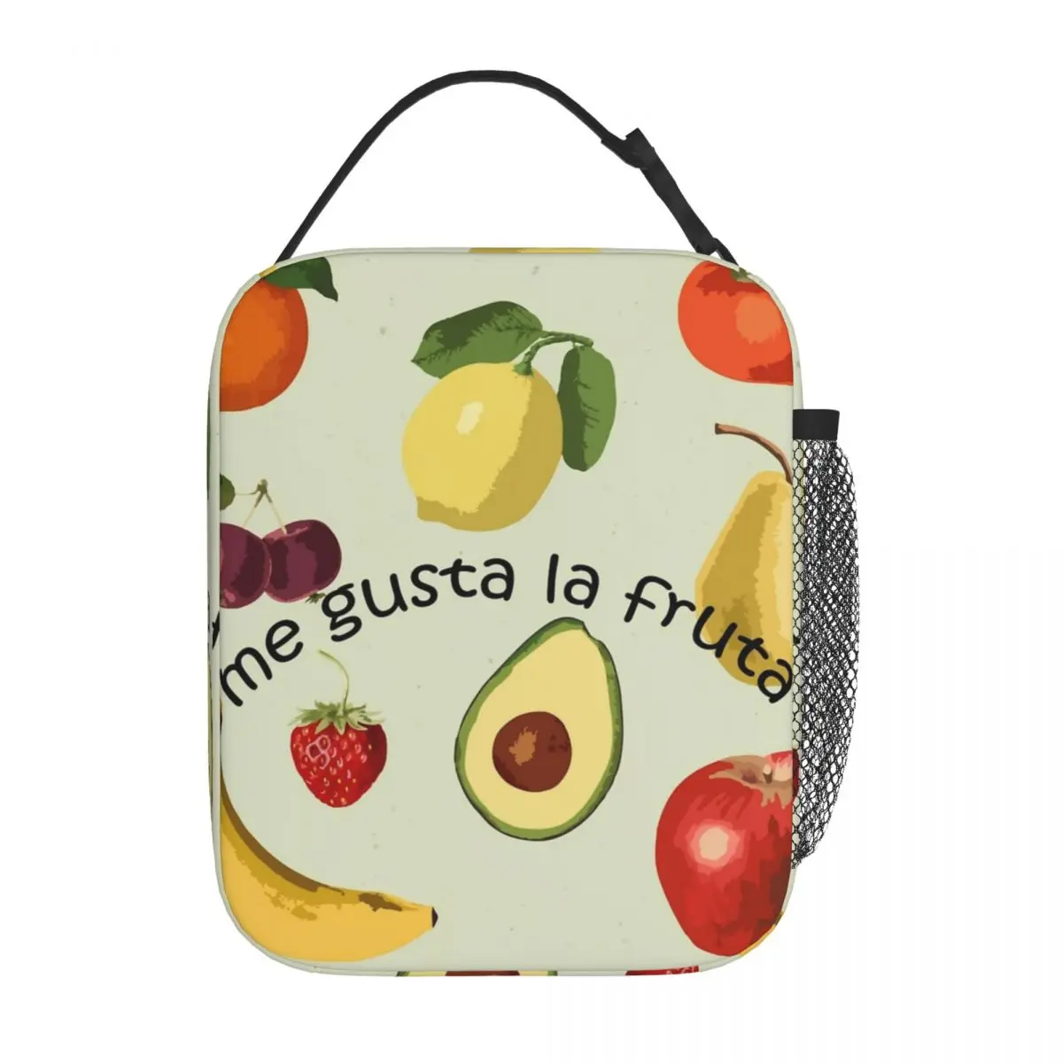 Lunch Box Me Gusta La Fruta Spain Spanish Product Lunch Food Box Ins Style Cooler Thermal Lunch Box For School