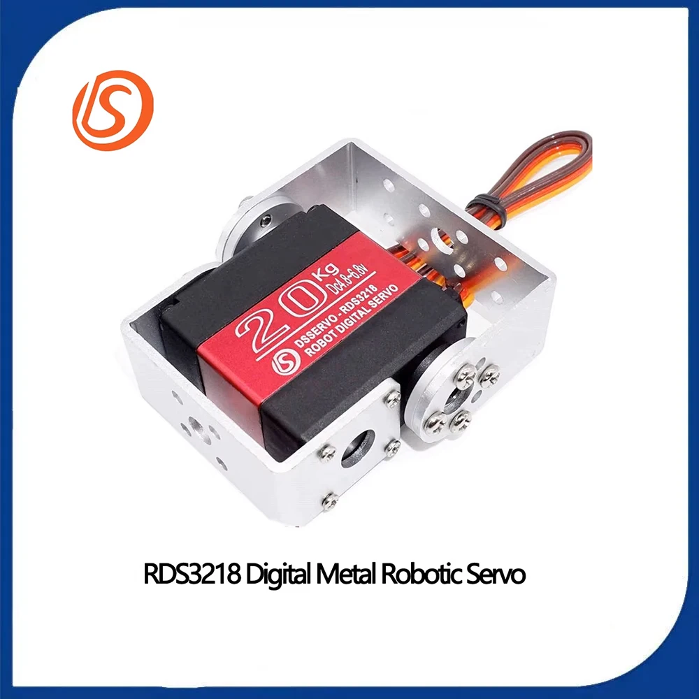 

Dsservo RDS3218 20KG RDS3225 25KG RDS3235 35KG Dual Shaft Servo High Torque Metal Gear Mechanical Arm RC Car Arduino DIY