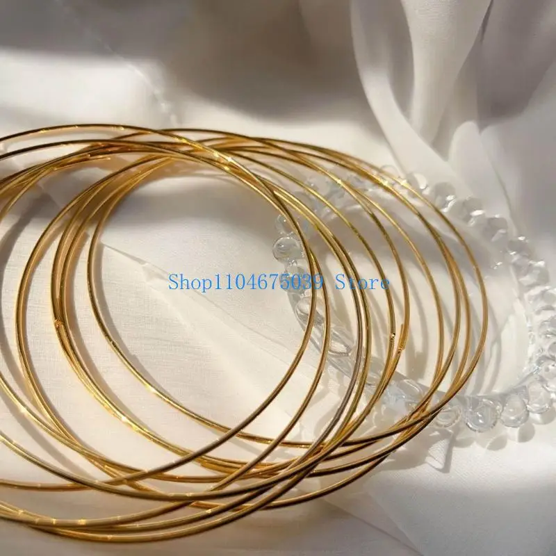 

5Pcs Dream Catcher Rings Metal Craft Hoop Metal Macrame Hoop Ring for Making Wedding Wreath Decors, DIY Dream Catcher