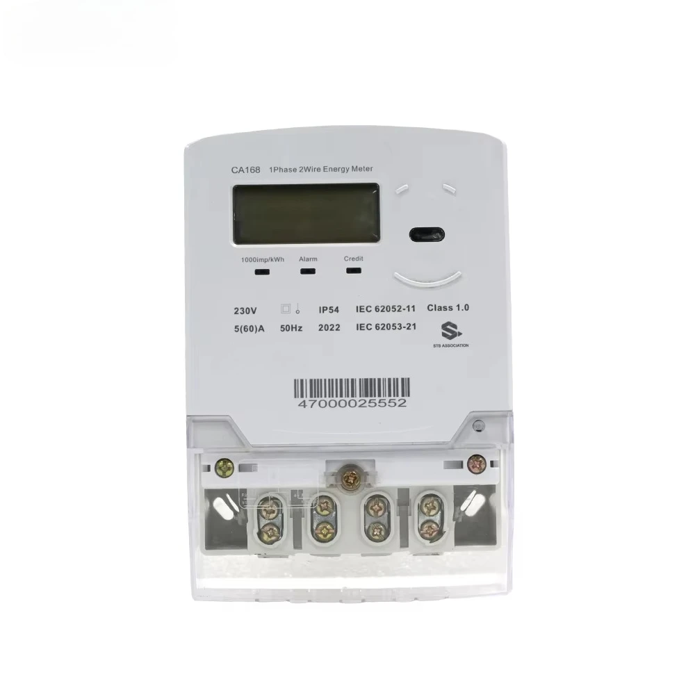 

CA168-F02 IP54 AMI Solution Smart Postpaid Single-Phase Electricity Meters RF/Lora Communication with DLMS Certified