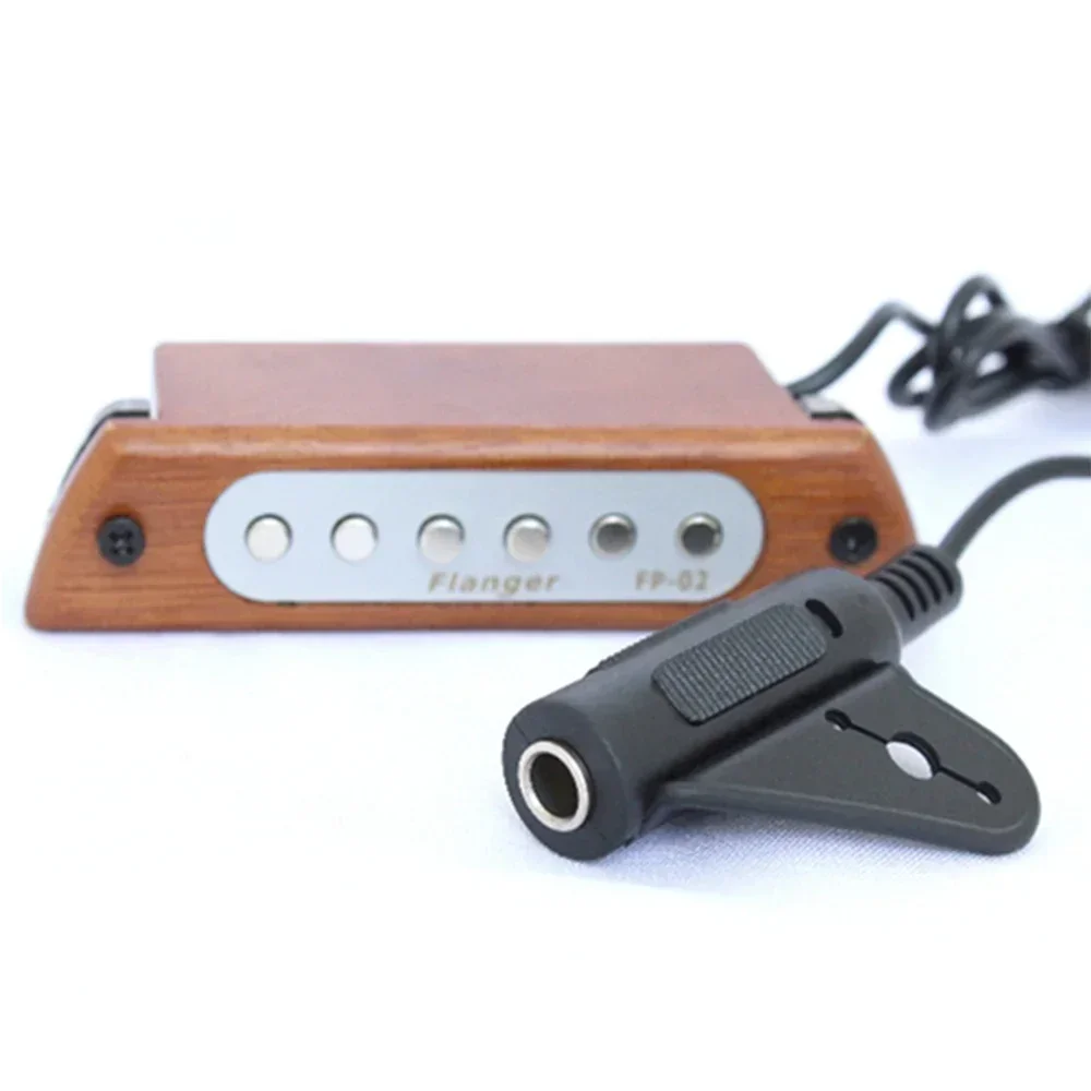 Flanger FP-02 Wood Acoustic Guitar Sound Hole Pickup Magnetic Pickup For 39