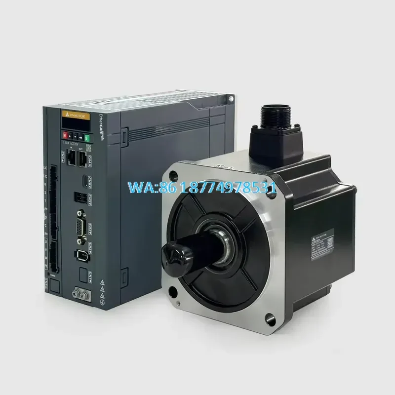 Wmwmnu for 130mm Flange EtherCAT 220VAC 1.3KW 1500rpm AC Servo Drive Motor Kit Waterproof Single Phase Three Phase Motor