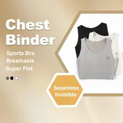 Pullover Women Chest Breast Binder Tomboy Lesbian Corset Transboy Short Chest Breast Binder Vest Underwear Shaper