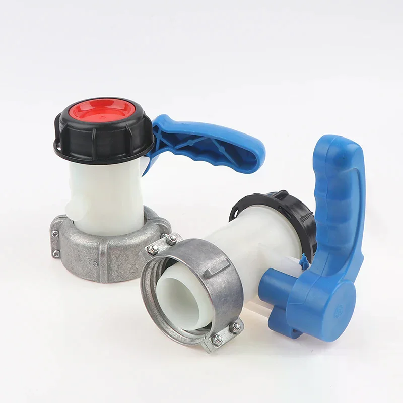 

1000l DN50 75Mm 62Mm Butterfly Ibc Tank Liter to Export Male 2 Inch Valve Switch High Quality