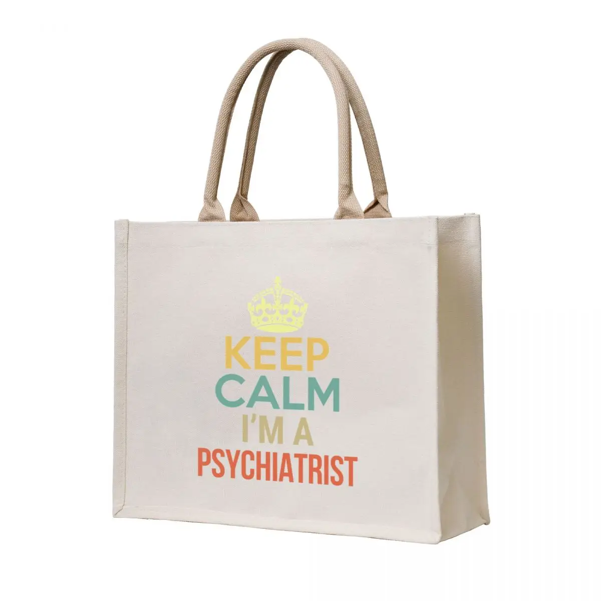 

Keep Calm I'm A Psychiatrist Tote Bag custom bags Beach bag Shopper handbag