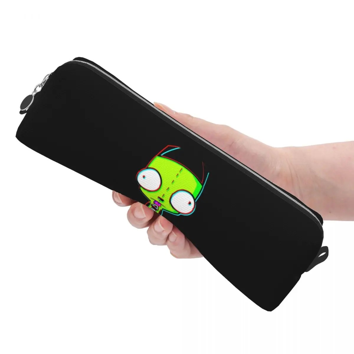 Fun Invaders Zim Cartoon Pencil Cases Pencilcases Pen for Student Big Capacity Bags Students School Gifts Accessories