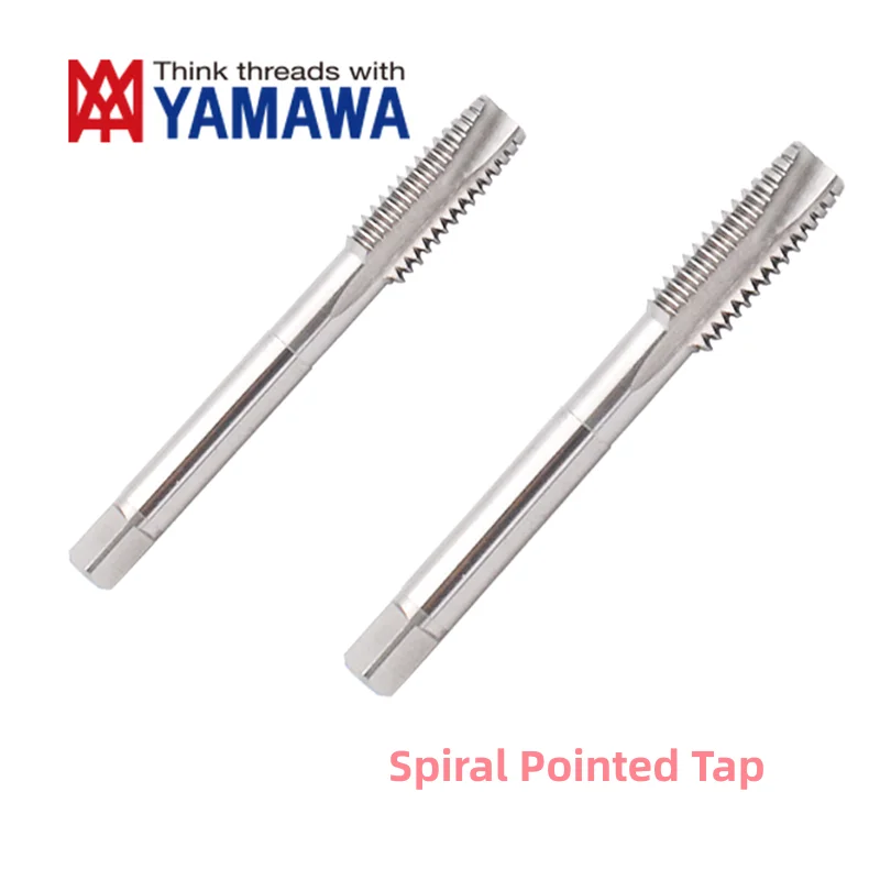 1PCS YAMAWA HSSE  Fine Metric Spiral Fluted Tap  Machine M7 M8 M9 M10 M11M12 X0.5 0.75 1 1.25 1.5 Spiral Pointed Tap