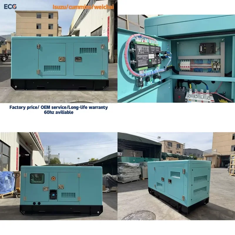 Power 40KW 50KVA Power Generator 4 Cylinder Engine Three Phase 40 KW 50 Kva Electric Generator