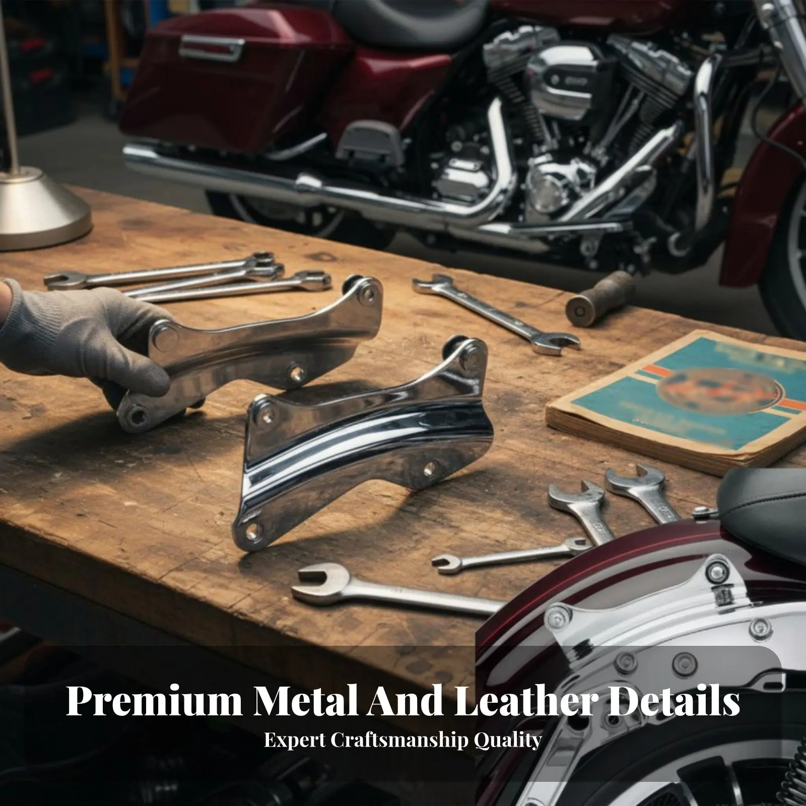 

Motorcycle Backrest Luggage Rack Kit Removable Pad Cover Motorcycle Backrest Luggage Rack Fast Release Sissy Bar