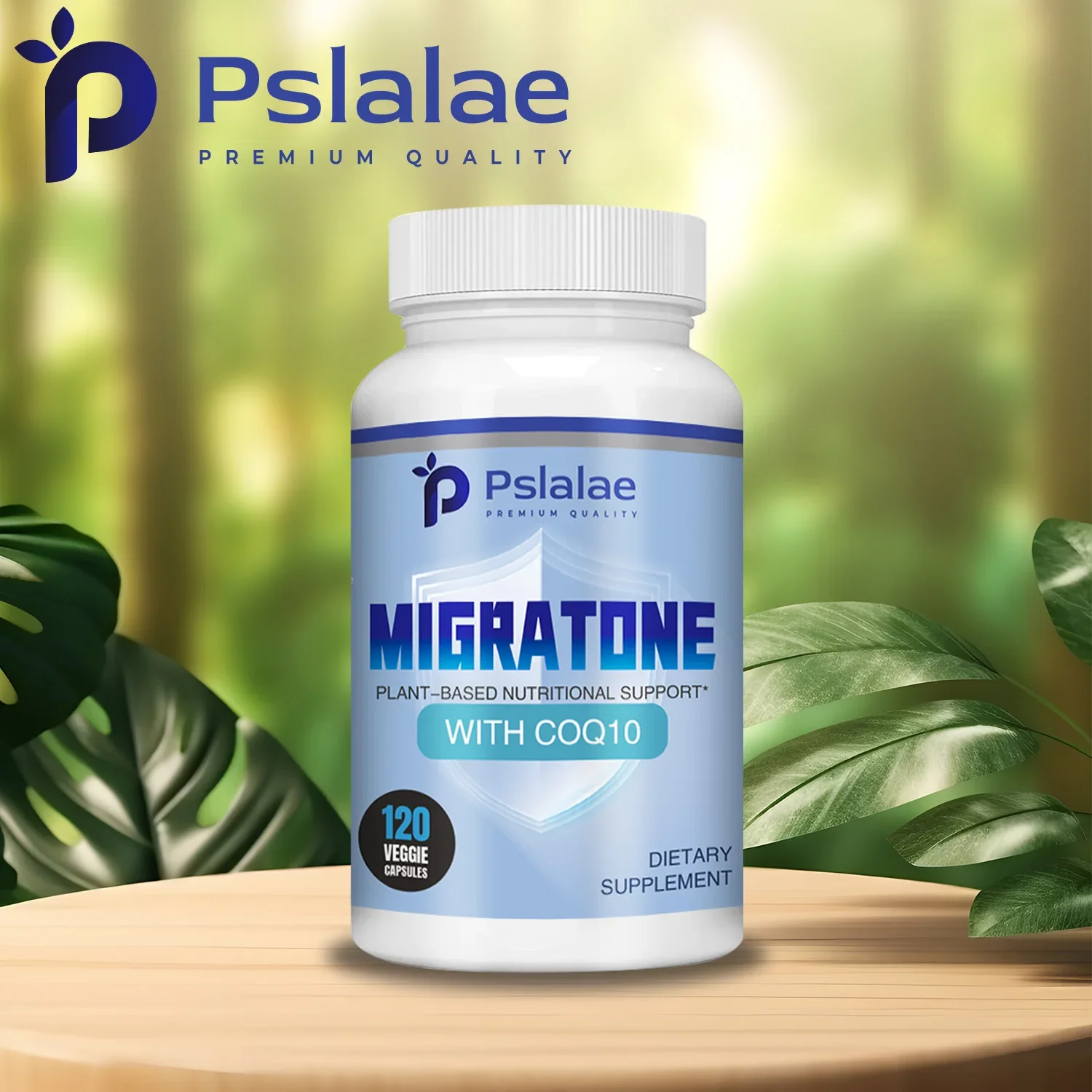 Migratone Supplement - Natural Headache Relief Vitamin with Riboflavin, Vitamin B6 and Folic Acid