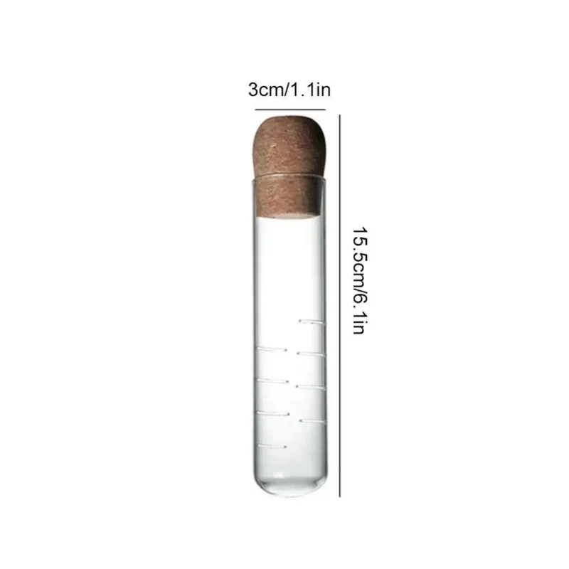 1pc Portable Glass Test Tube Tea Infuser Cup Tea Separator Loose Leaf Tea Filter Strainer Household Tea Brewing Tool view 4