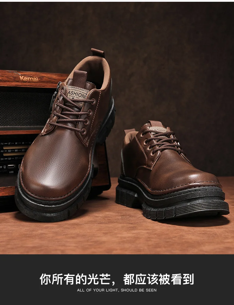 Herren-Freizeitschuhe, Vier-Jahreszeiten-Handarbeit, bequeme Outdoor-Arbeitsschuhe, modische Joker-Jugend-Trendschuhe, Business-Party-Lederschuhe – Detail 23