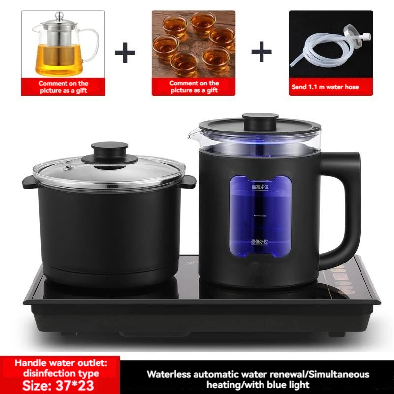 Automatic Bottom Water Electric Kettle Glass Handle Water Adding Integrated Electric Tea Stove