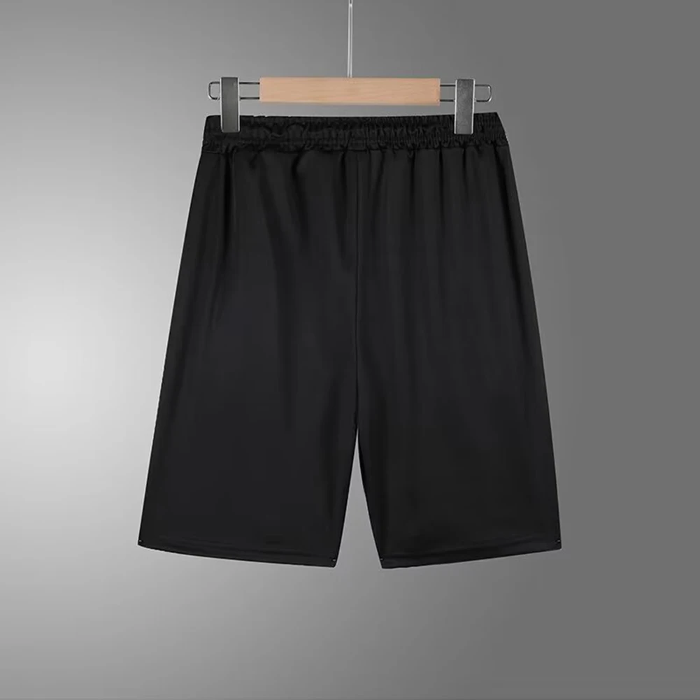 تنفس رياضية الرجال تشغيل السراويل الركبة طول سريعة الجافة المواد مستقيم السراويل نمط تنفس الصيف السراويل