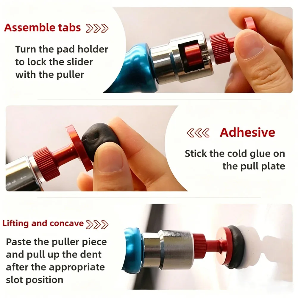 Adjustable Gasket for Paintless Dent Repair Tools Built to Match Standard Aluminum-Based Pulling Tool Dimensions