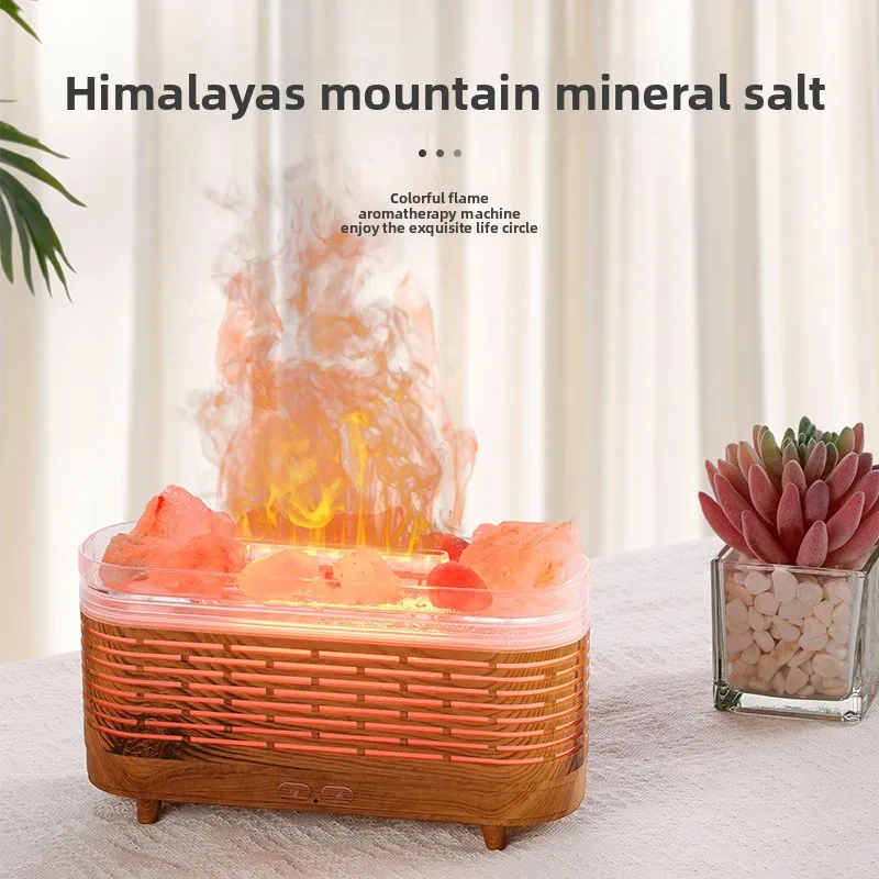 Fire Effect Diffuser Review: How This Himalayan Salt Lamp With Flame Simulation Transformed My Evening Routine
