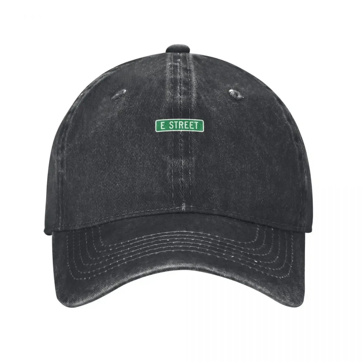 E Street - Street Sign Baseball Cap Fishing cap Military Cap Man hiking hat Hats Woman Men's