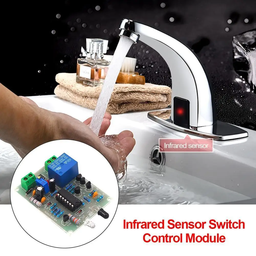 

Infrared Proximity Switch DIY Kit Automatic Faucet Hand Dryer IR Sensor Module