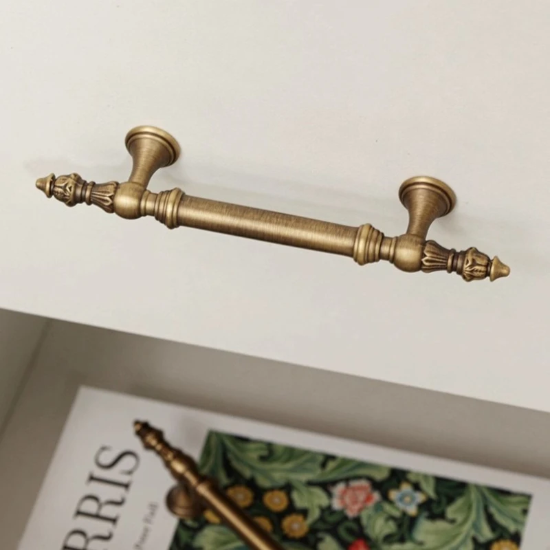 

French brass handles, antique bronze handles, cabinets, wardrobes, bookshelves, shoe cabinets, drawer handles