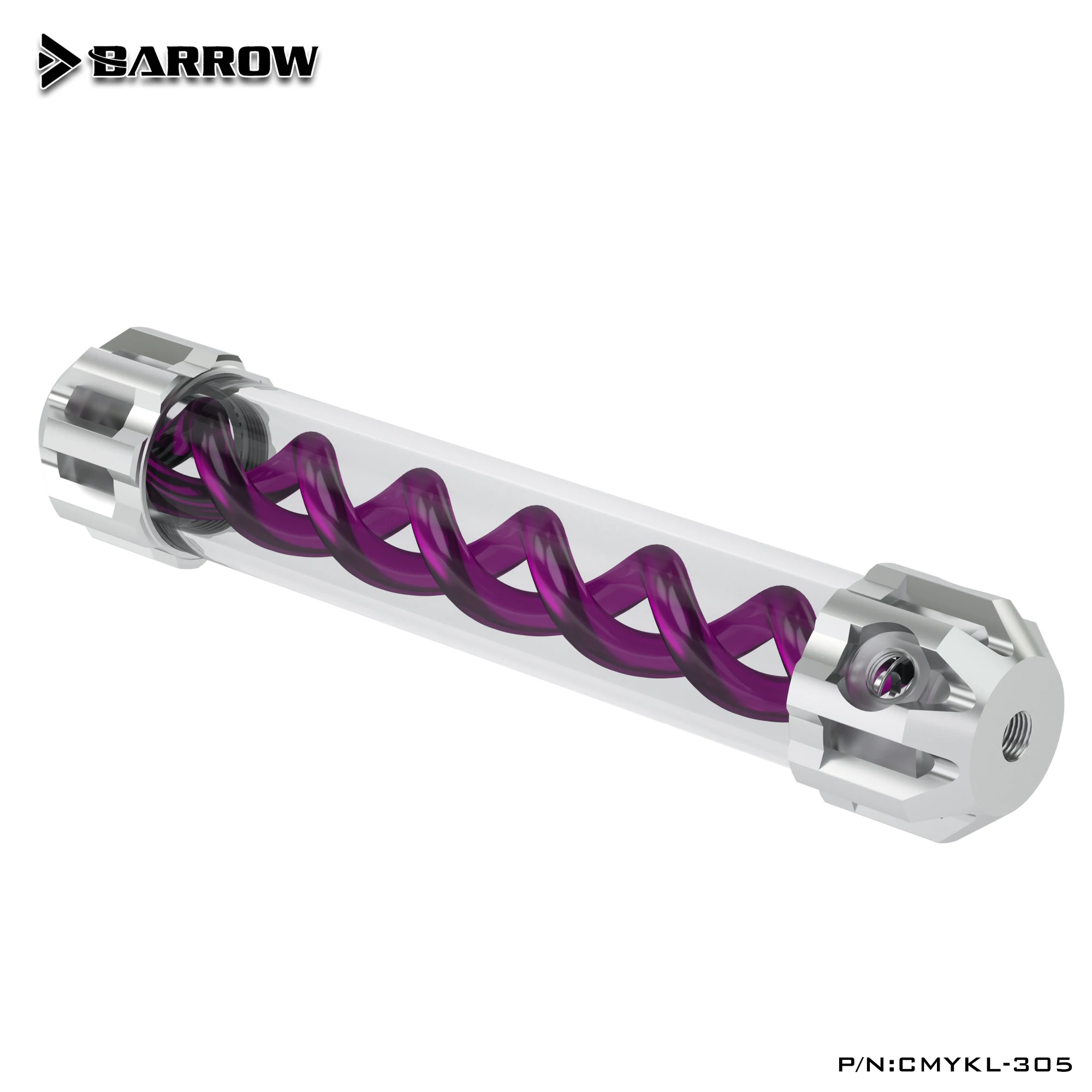 Barrow T-Virus Water Cooling Composite Transparent Reservoir Tank 305mm Multicolor CMYKL-305 view 4
