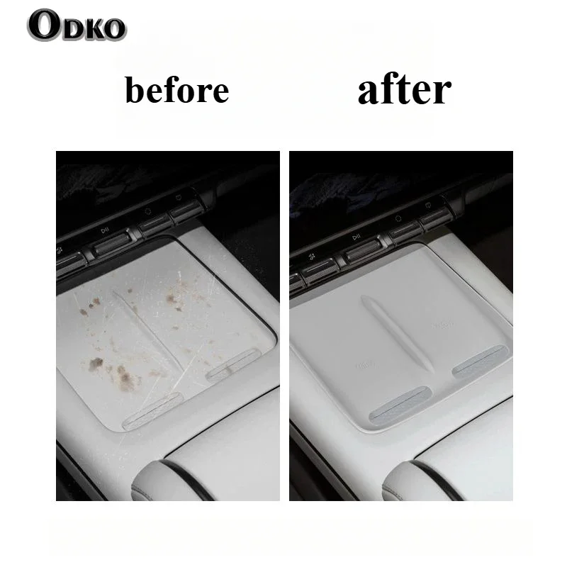 سيارة مركز التحكم شحن لاسلكي لوحة سيليكون سيليكون المضادة للانزلاق حصيرة لجيلي Zeekr 7X الملحقات الداخلية 2024 2025 #2