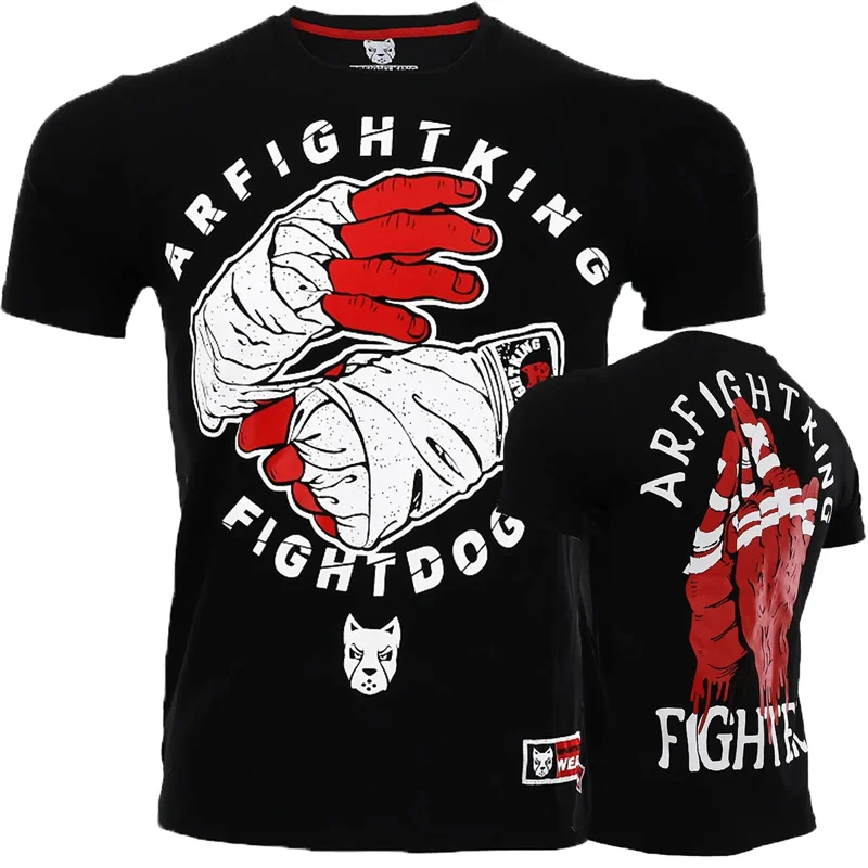 Pop Summer Muay Thai Graphic T Shirt For Men Kids Fashion Streetwear Sports T-shirts Unisex Harajuku Gym Clothing Short Sleeves