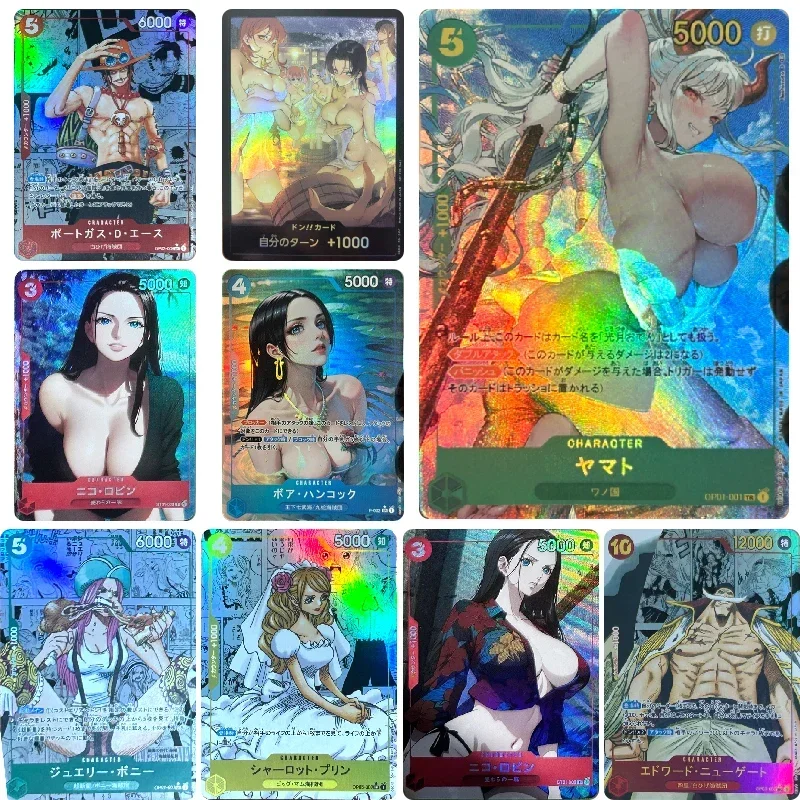 ONE PIECE Nami Nico Robin Yamato Boa Hancock DIY Homemade Loli Beauty Collection Card Christmas Birthday Gift Game Toys