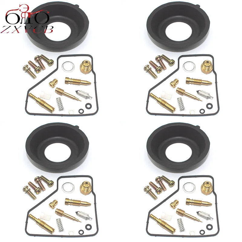 

4set for Interceptor 500 VF500F 1984-1986 VF500C VF 500 VF500 C Motorcycle carburetor repair kit Plunger diaphragm