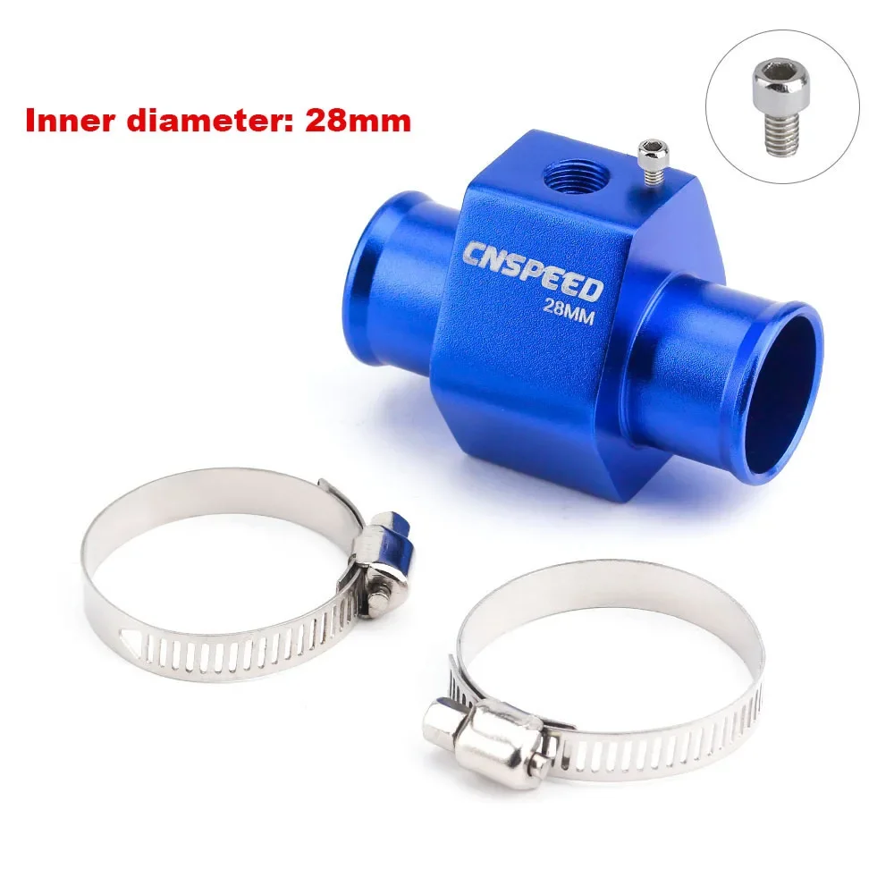 

ID 28 мм алюминиевый датчик температуры воды, радиатор, температурное соединение, датчик трубы, адаптер шланга для резьбы 1/8 NPT