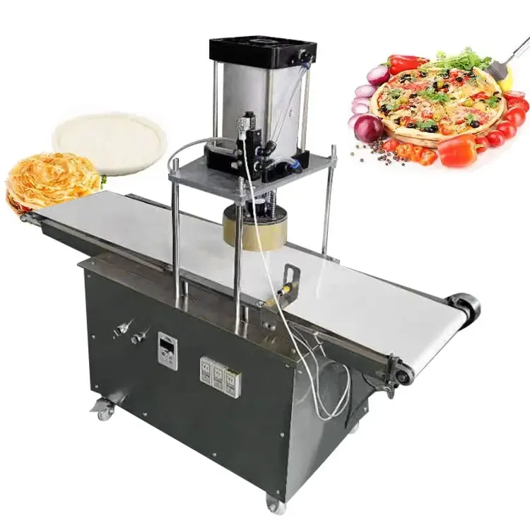 Commercial pizza making machine a Pate 500g Cheap Pizza Naan Dough Roll Edge Base Sheeter Form Press Make Machine