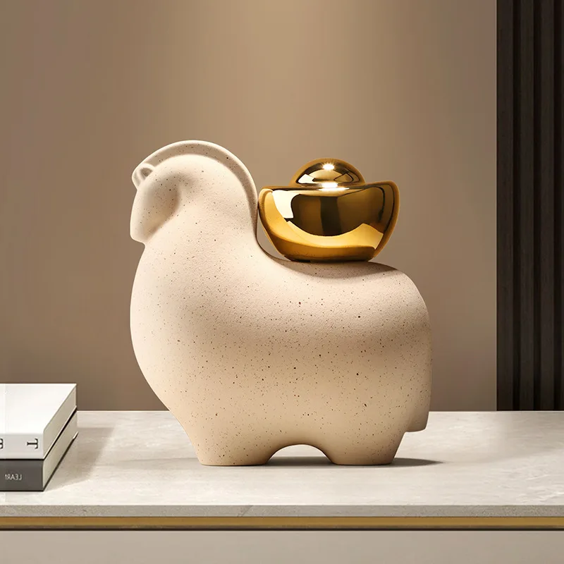 

Modern Creative Decorative Item Symbolizing Wealth Soft Furnishings for Entryway Living Room Desktop TV Cabinet Decorations