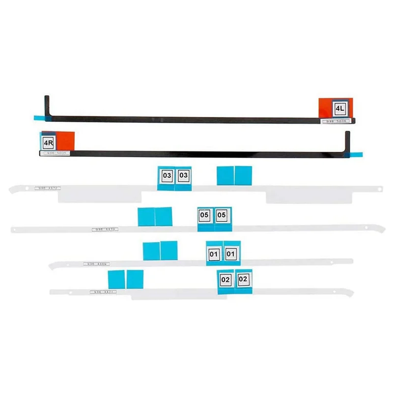 AS95-2X display lcd tiras adesivas fita abertura roda lidar com kit de ferramentas para imac a1418 a1719 21 Polegada