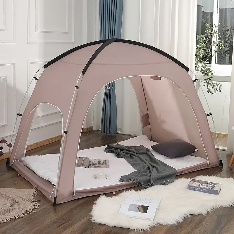 

Children's Playhouse Indoor Tent Adult Home Bed Windproof Warm and Mosquito-proof Single and Double Tent on The Ground