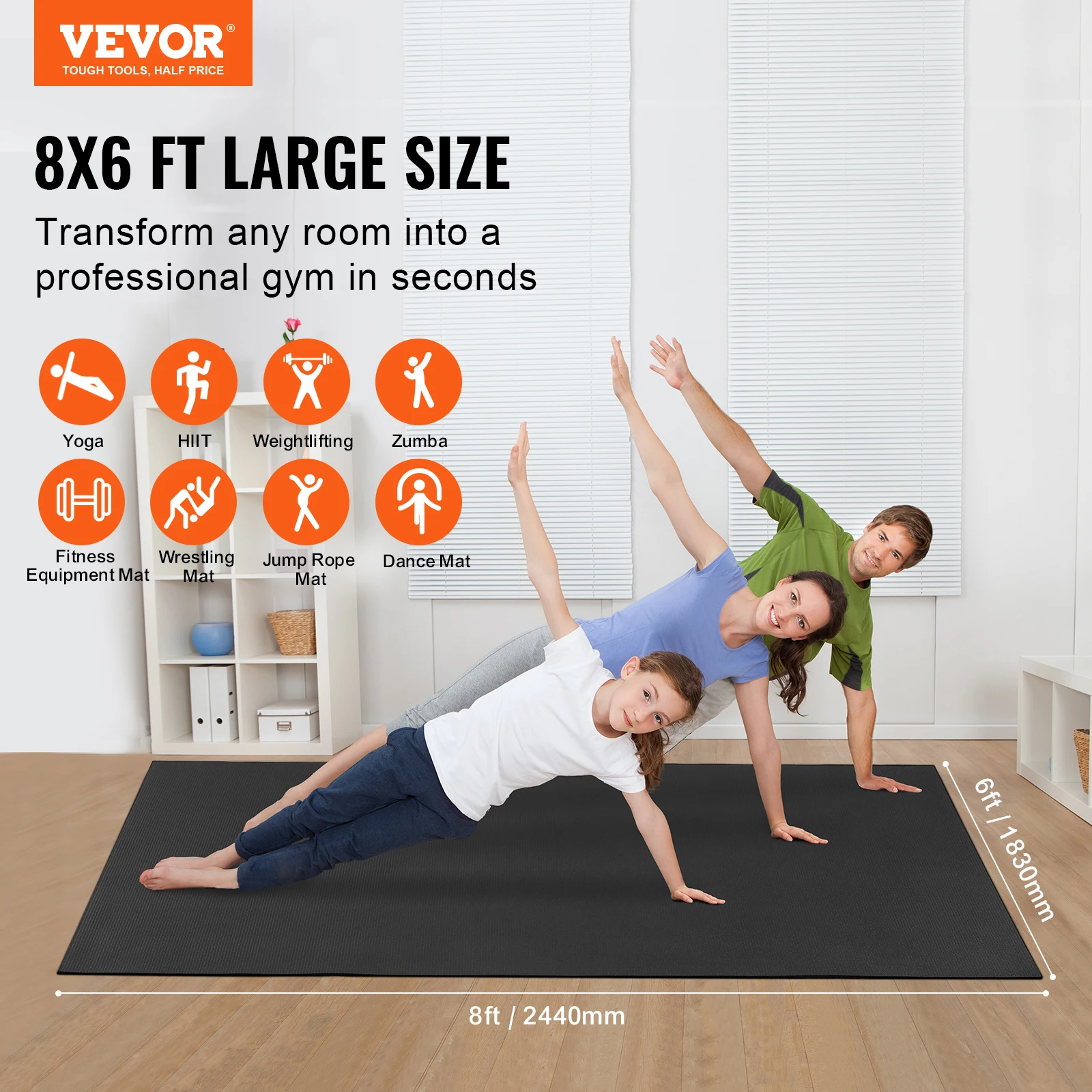 VEVOR Esterilla de Yoga Antide - Fitness Yoga Pilates reseña y precio
