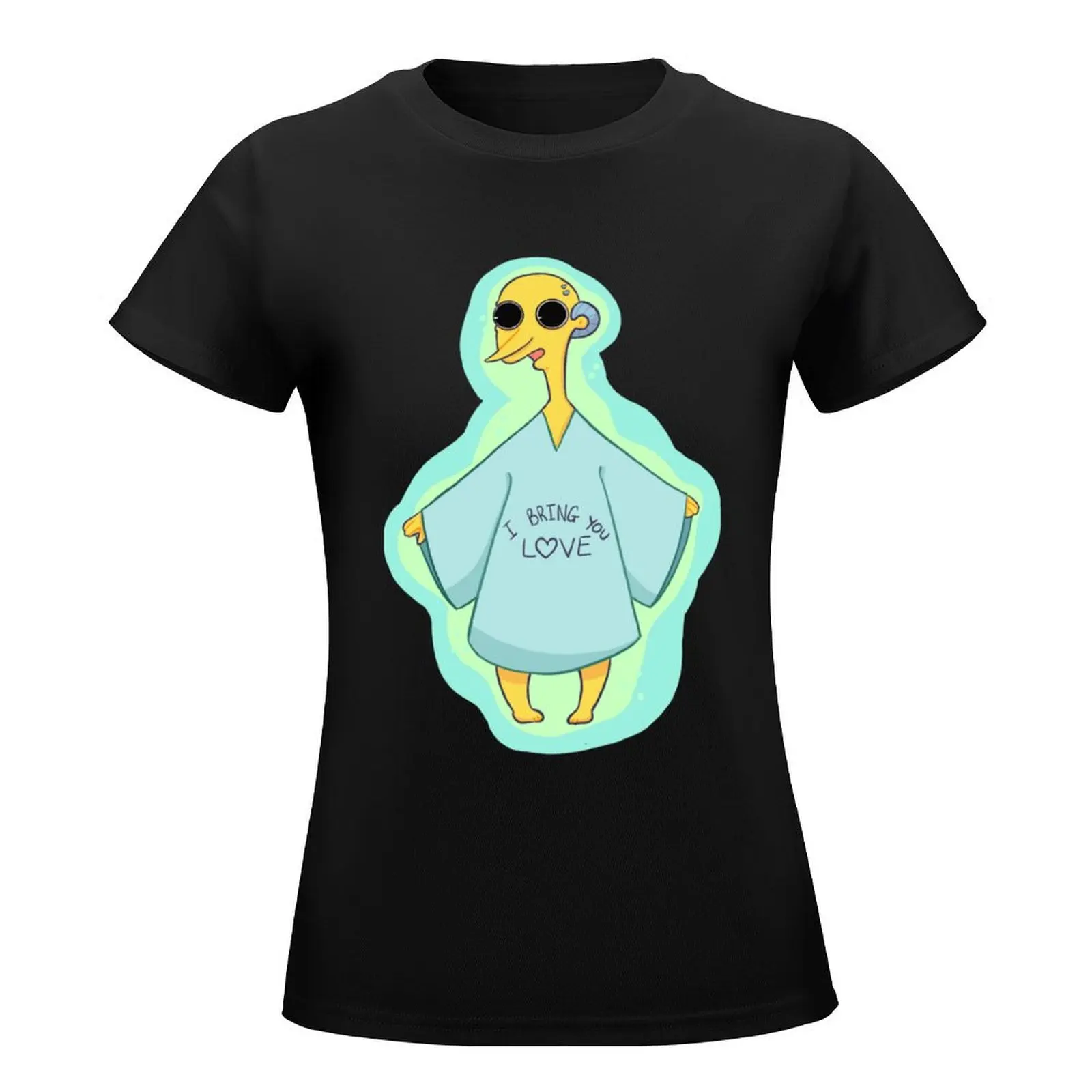 Alien Mr Burns T-Shirt korean fashion blanks aesthetic clothes plus size t shirts for Women loose fit