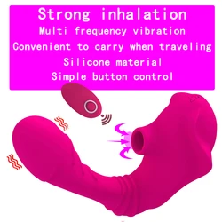 Insert vaginal suction vibrator wireless remote control female masturbation waterproof Moonuo strong G-spot orgasmic vibrator