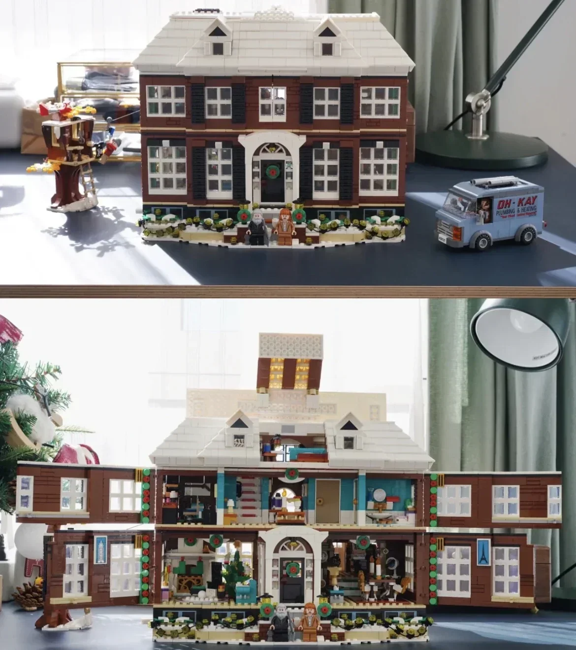 En Stock 3955 pièces maison seul modèle blocs de construction brique éducation anniversaire cadeaux de noël jouets compatibles 21330