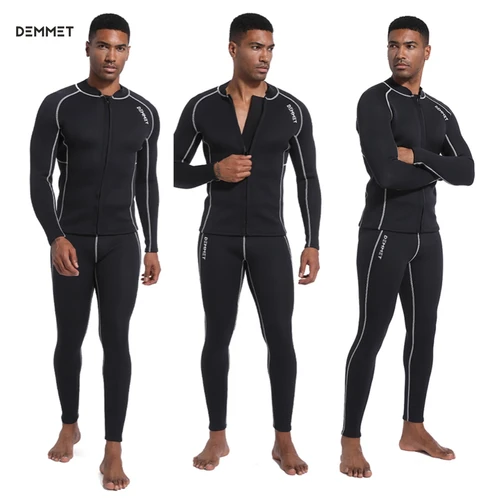 Imagen 2 del producto CRSC-traje de neopreno para hombre y mujer, chaqueta de neopreno de 1,5 MM/3MM, traje de buceo, Surf, esnórquel, pesca submarina, Kitesurf
