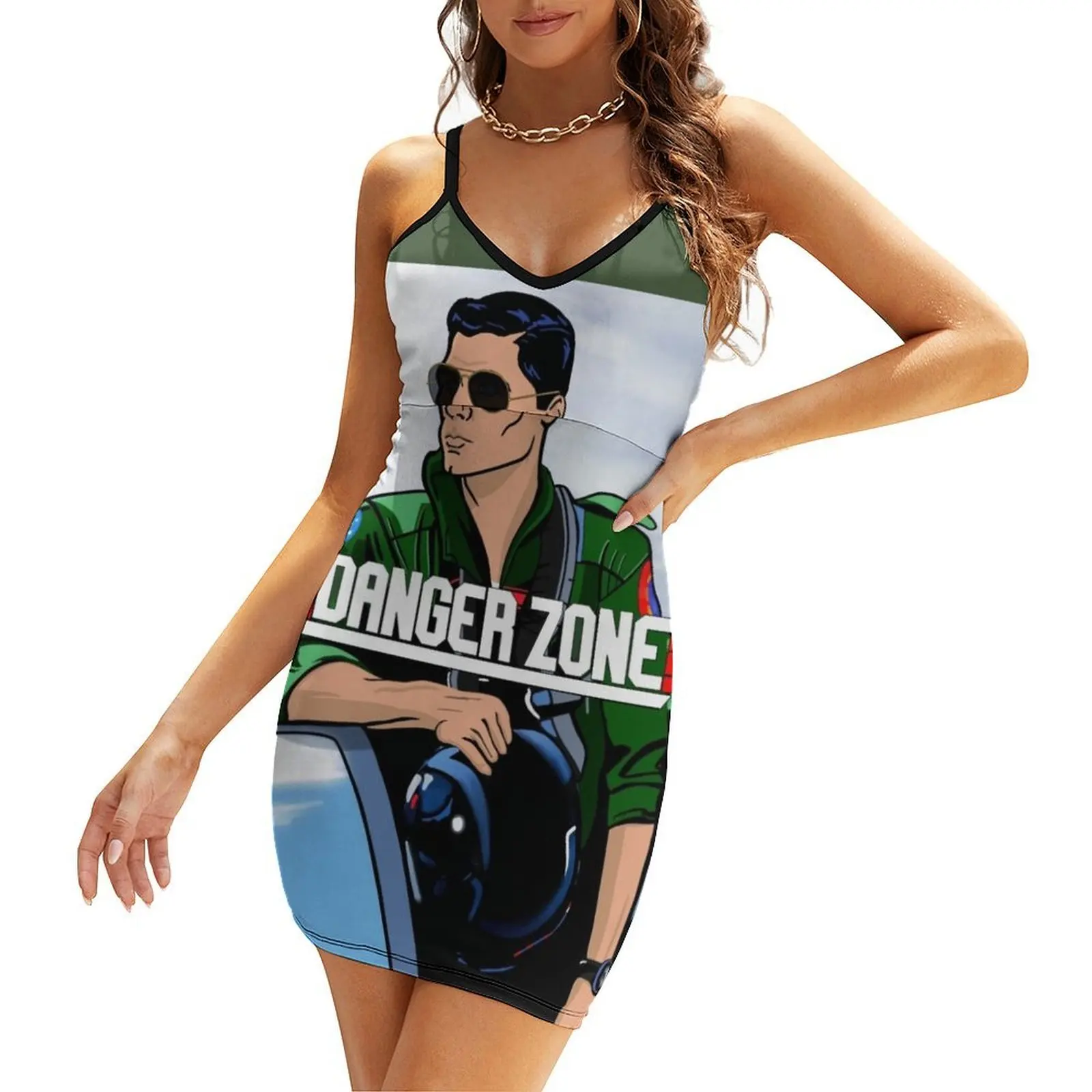 

Archer Sterling TV Danger Zone Movie Mashup Sling Dress summer dresses for women 2025 Woman's evening dress dresses for prom