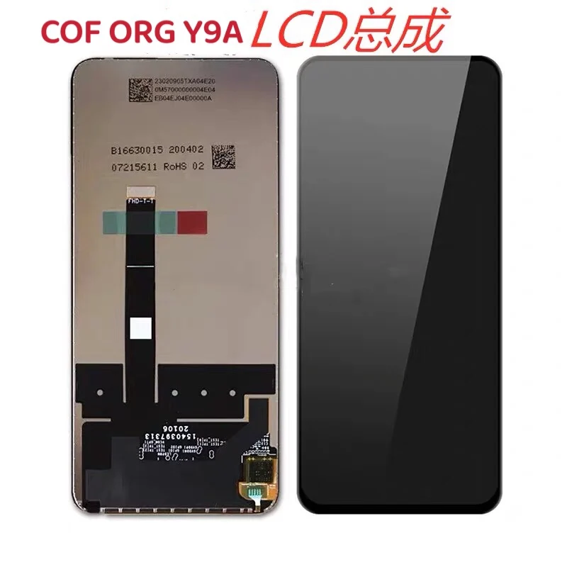 6.6 Inch LCD For Huawei Y9A LCD FRL-22 FRL-23 L22 L23 Display Touch Screen Replacement For Honor X10 5G TEL-AN00 LCD Display