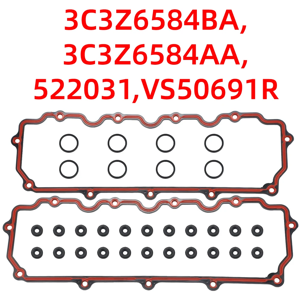 

VS50691R Valve Cover Gasket Kit For 2003-2007 Ford Super Duty 6.0L V8 Diesel Turbo E350 E450