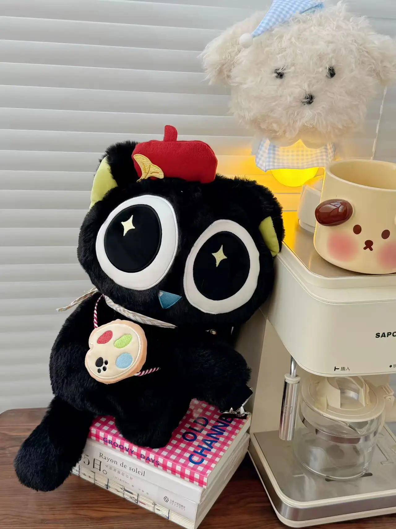 新しいかわいい漫画羅小黑バトルクロニクルバックパックぬいぐるみクロスボディバッグスタイリッシュな多用途バッグ誕生日ギフト