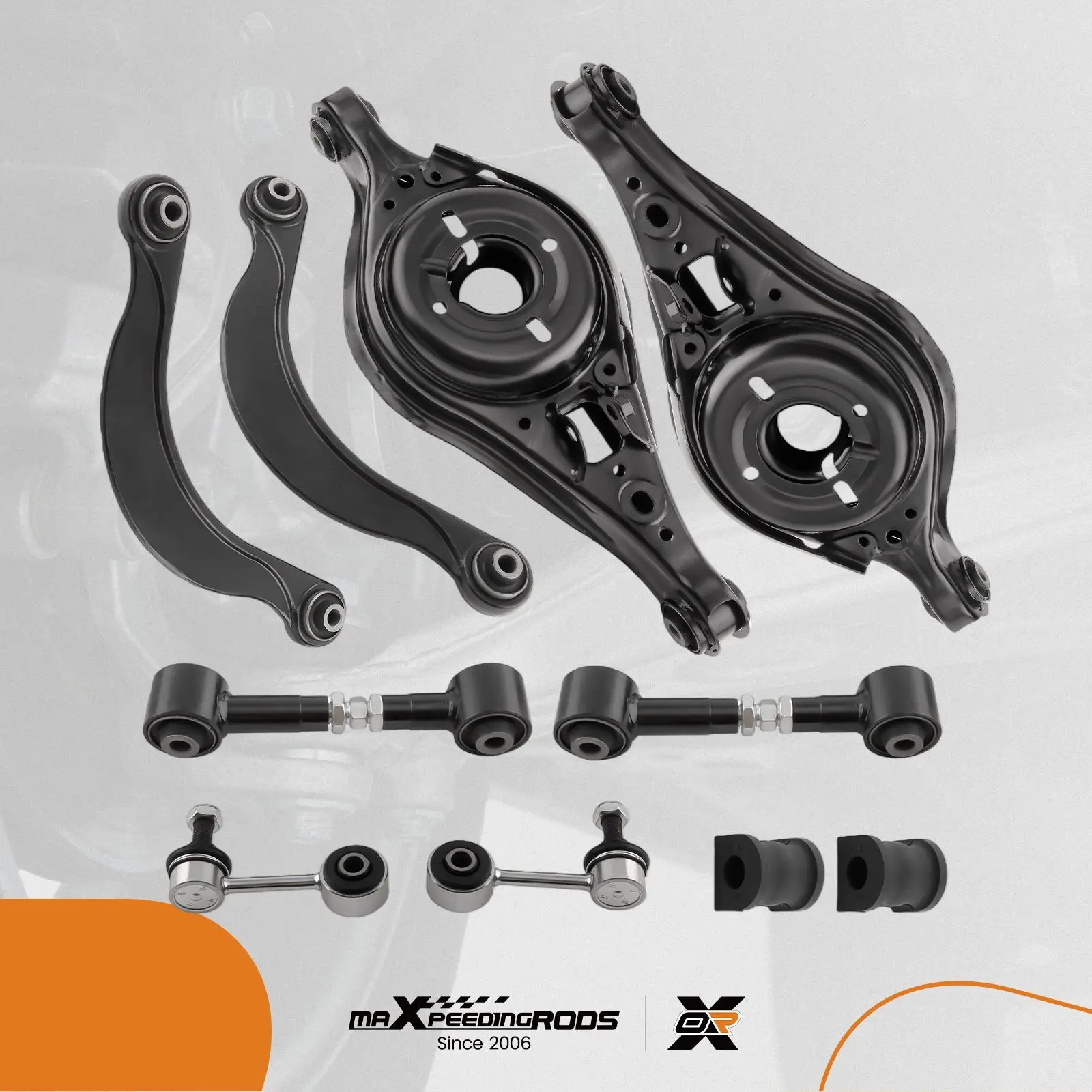 Hinterer Querlenkersatz für Mazda 6 G26A-28-300A Komplett mit Gummibuchsen Achslenker-Set – Detail 1