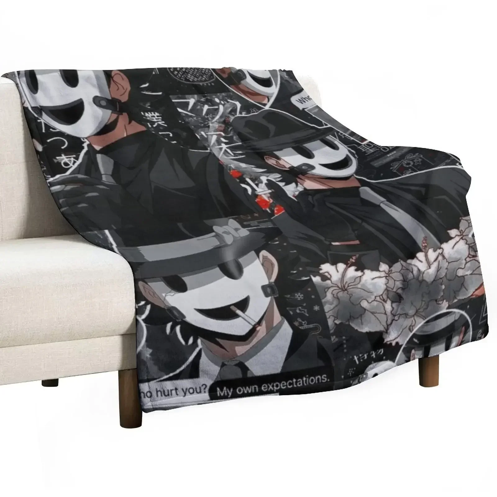 Sniper Mask Tenkuu Shinpan Throw Blanket Large for sofa Blankets