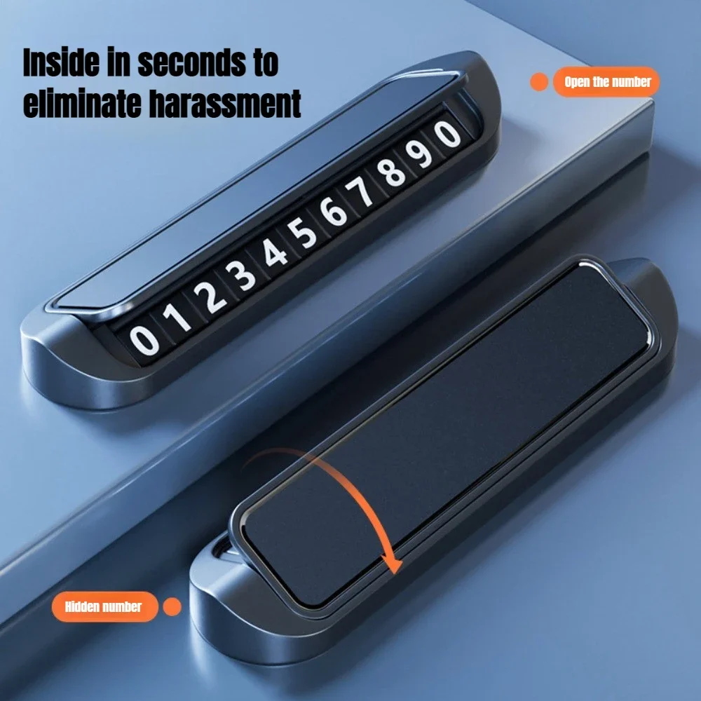 لوحات أرقام الهاتف المحمول المخفية للسيارات الراقية متعددة الاستخدامات علامات وقوف السيارات المؤقتة والديكورات الداخلية متعددة الاستخدامات #1