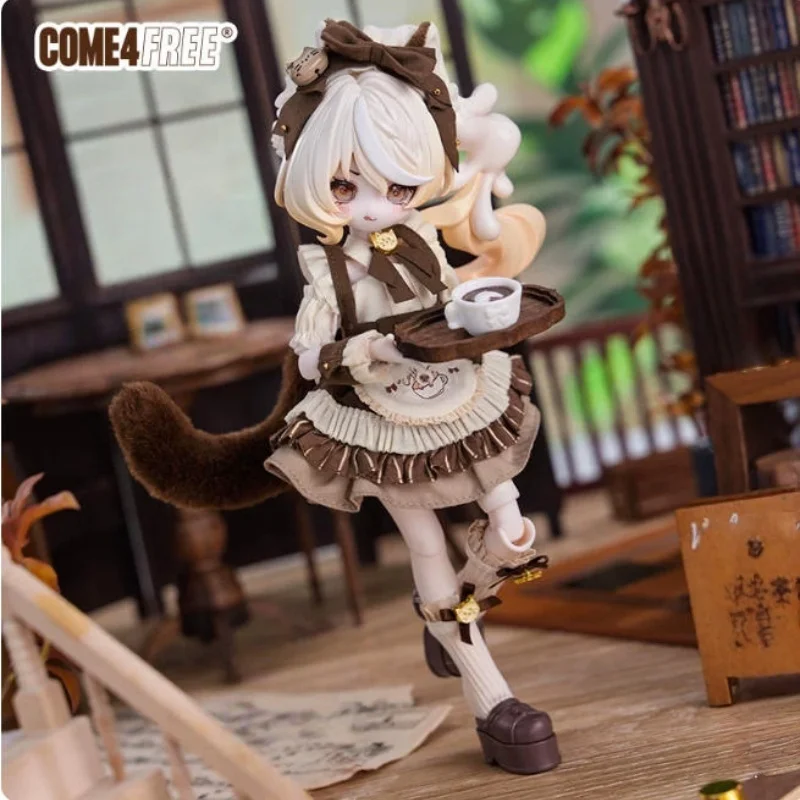 Come4free Minty 1/8 Bjd Doll Clothes Khaki Brown Dress Set New In Stock - view 2