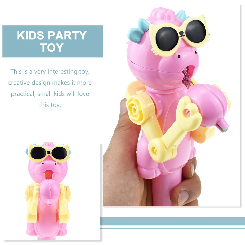 4 قطعة حامل روبوت المصاصة البلاستيك الكرتون المنبثقة تخزين الحلوى الإبداعية الاطفال حفلة لصالح الجدة مصاصة #6