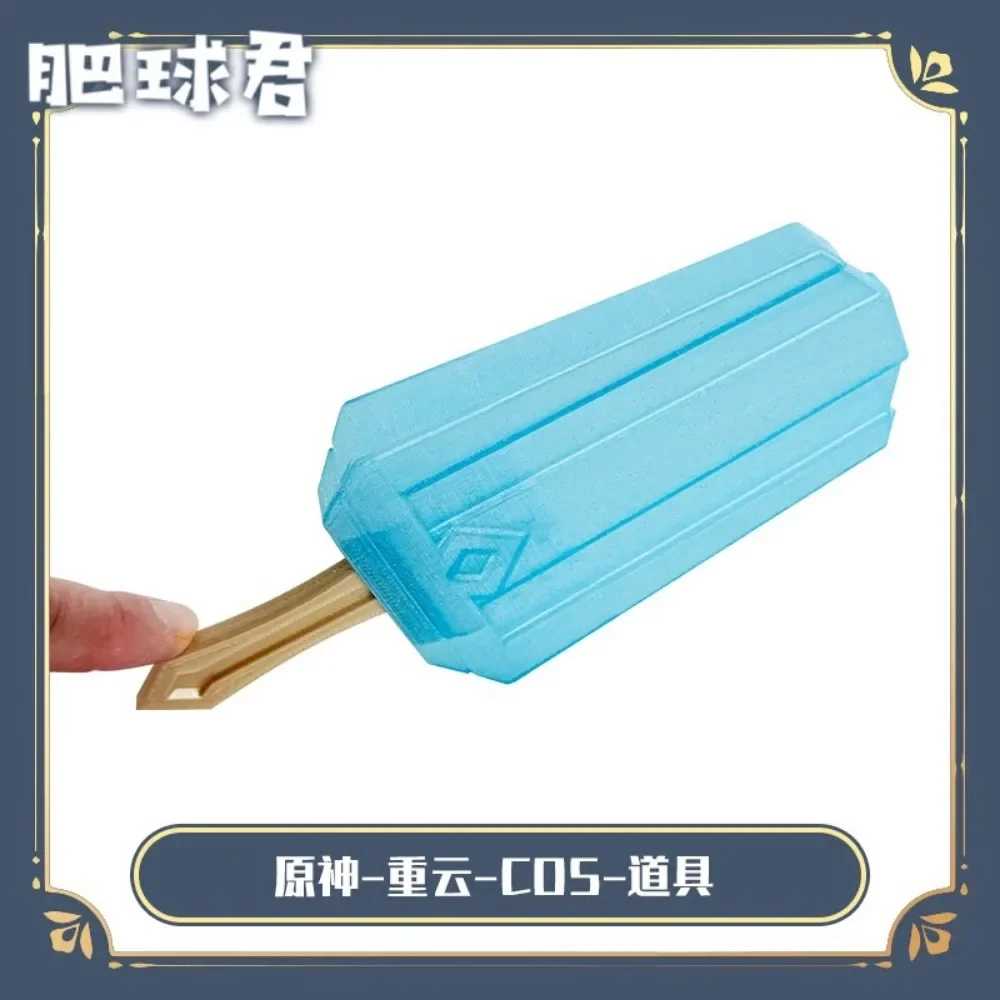 Genshin Impact Chongyun Ice Popsicle Cosplay Prop Hand‑Held Game Accessory for Events Comic Con Halloween Carnival