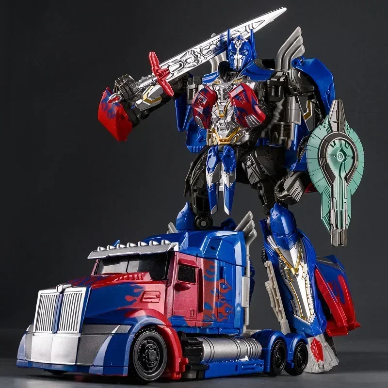 Transformation Robot Toys Optimus Prime Star Commander Alloy Car Movie Anime Action Figure Children Deformation Kids Boy