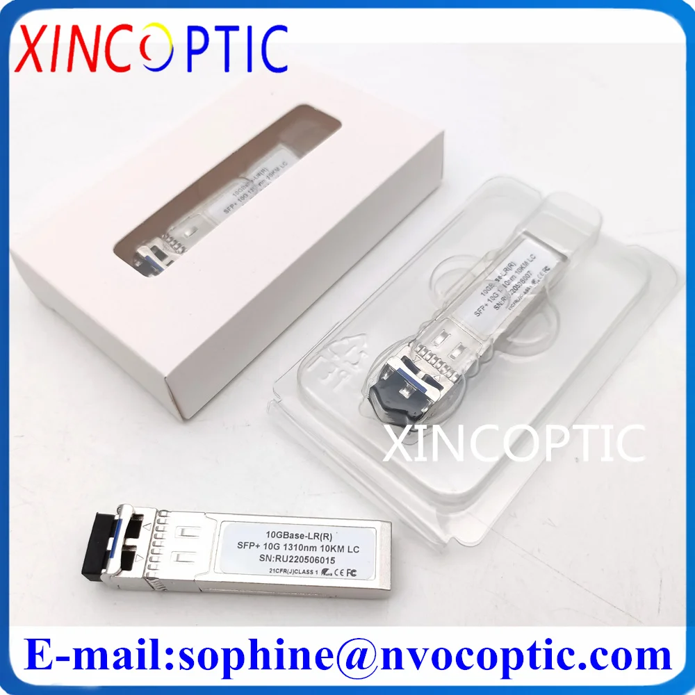 10Pcs 10GBase-LR(R) SFP 10G 1310nm 10KM LC 10G-LR DDM Fiber Module,For Intel,E10GSFPLR SFP+ LR Optic Transceiver